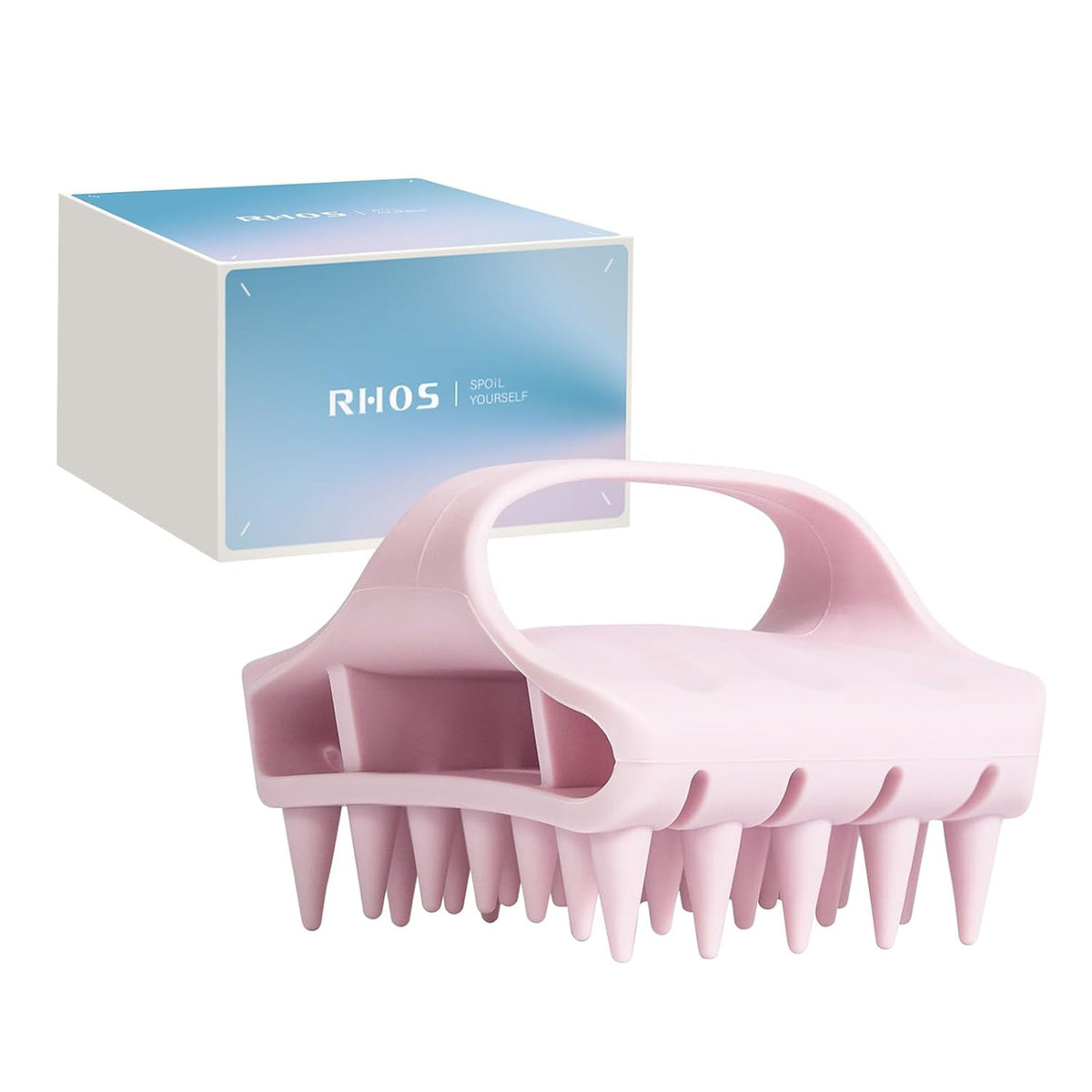 Silicone Scalp Massager & Shampoo Brush for Gentle Hair Cleansing & Dandruff Relief