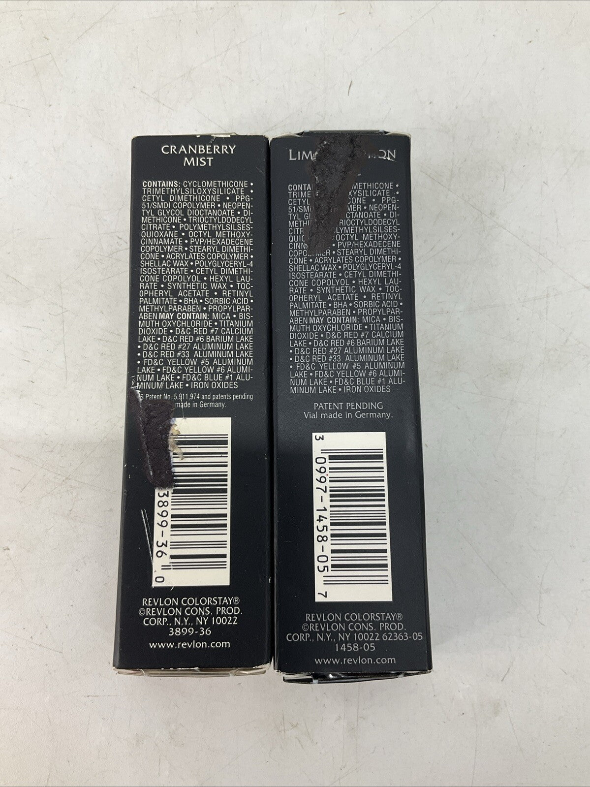 Revlon Colorstay Liquid Lipstick Set - 2 Shades Nickel & Cranberry Mist 0.14oz