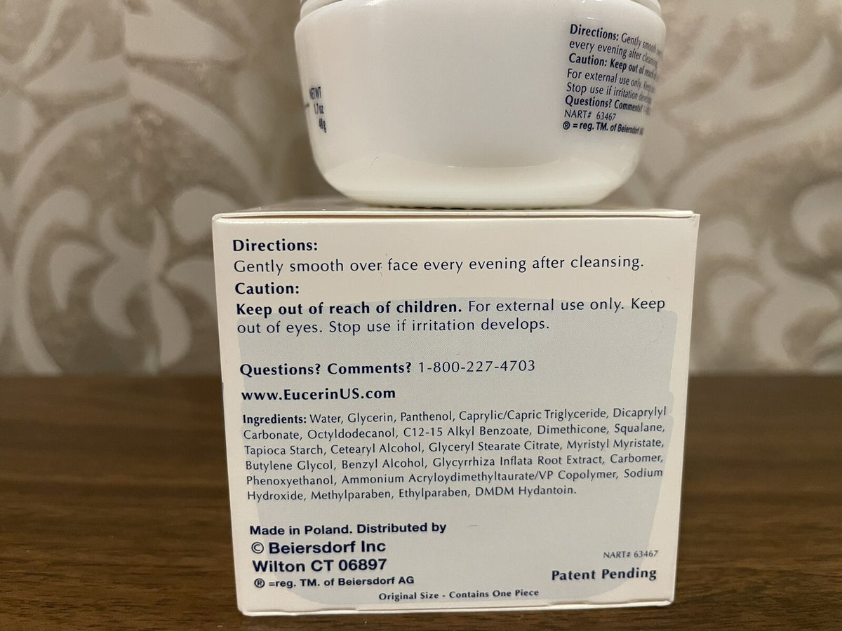 Eucerin Redness Relief Sensitive Skin Night Creme - Dermatological Skin Care