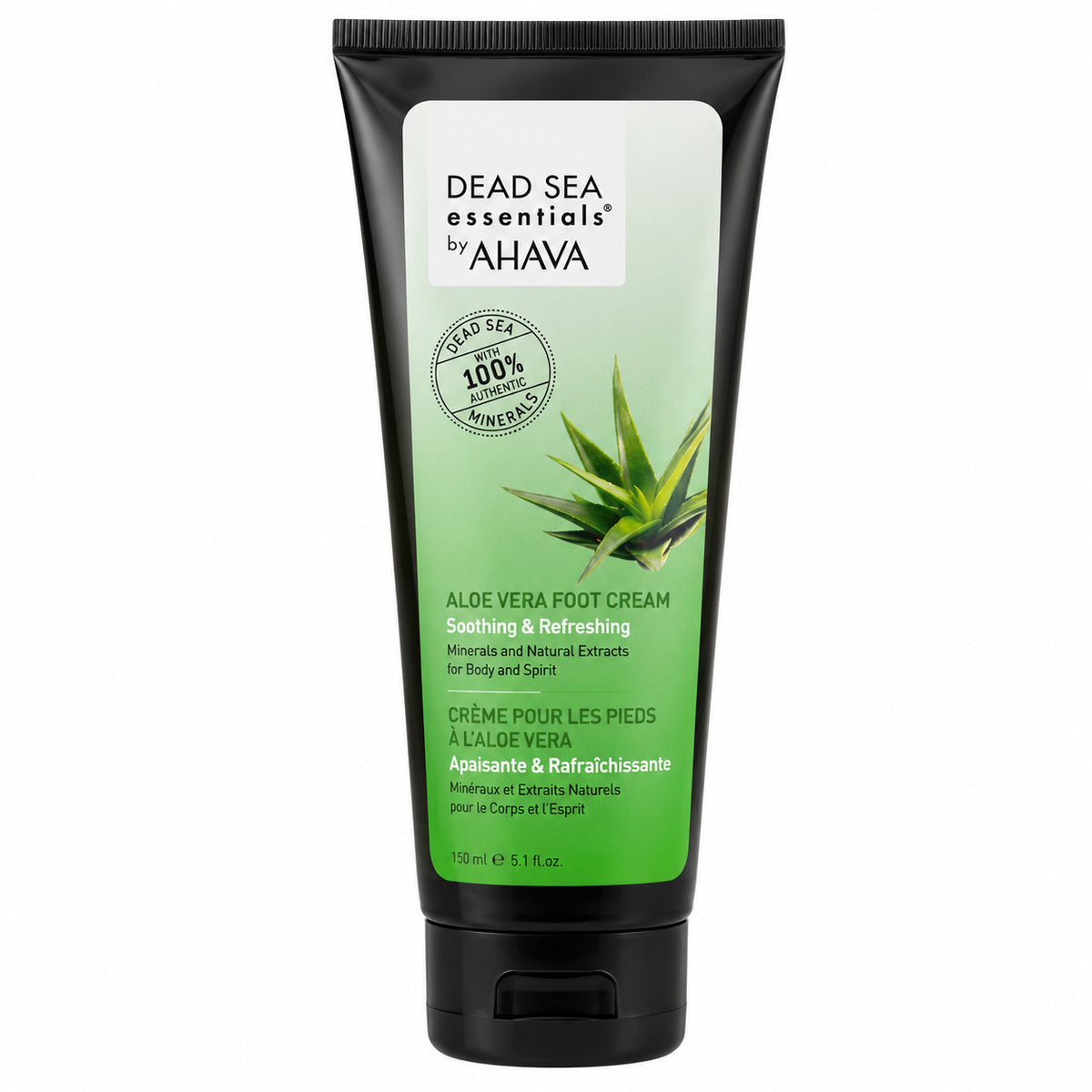 AHAVA Dead Sea Essentials Aloe Vera Foot Cream 150ml Soothing