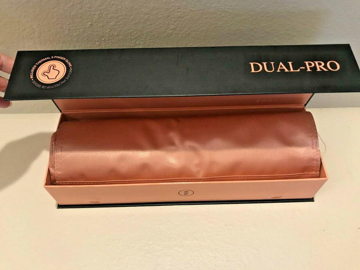 Salerm Dual Pro Ceramic Hair Straightener and Curling Iron - Salon-Style Styling Tool