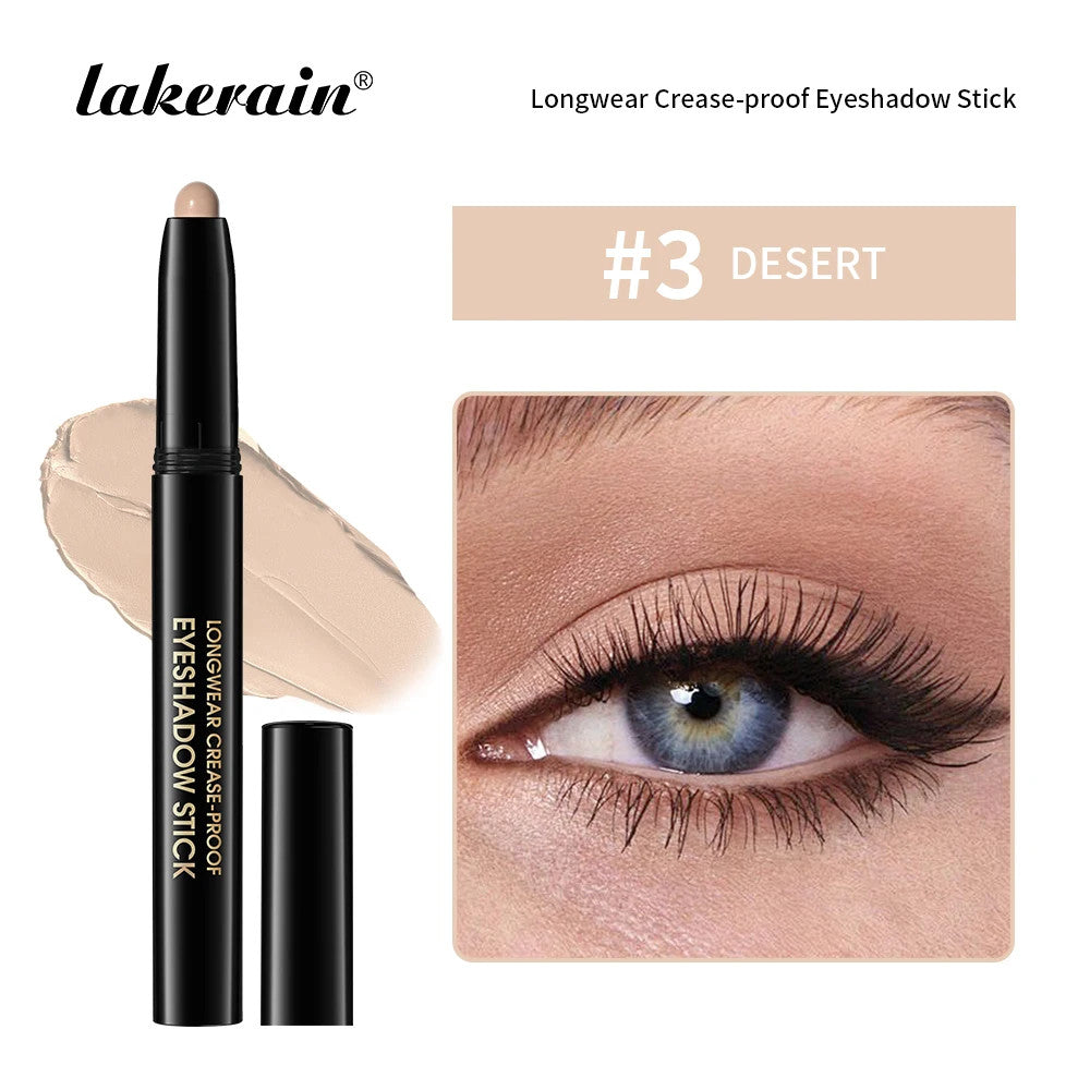 Long Lasting Waterproof Eyeshadow Pencil Set - Glitter, Shimmer & Matte