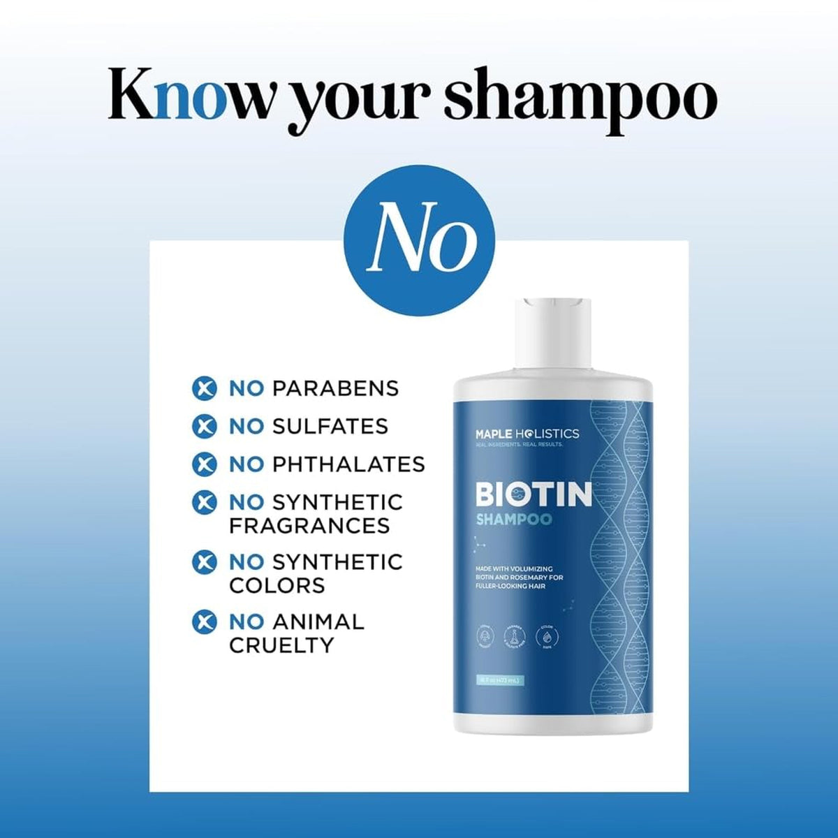 Thinning Hair Shampoo Rosemary Biotin Vegan Volumizing Fine B Vitamins