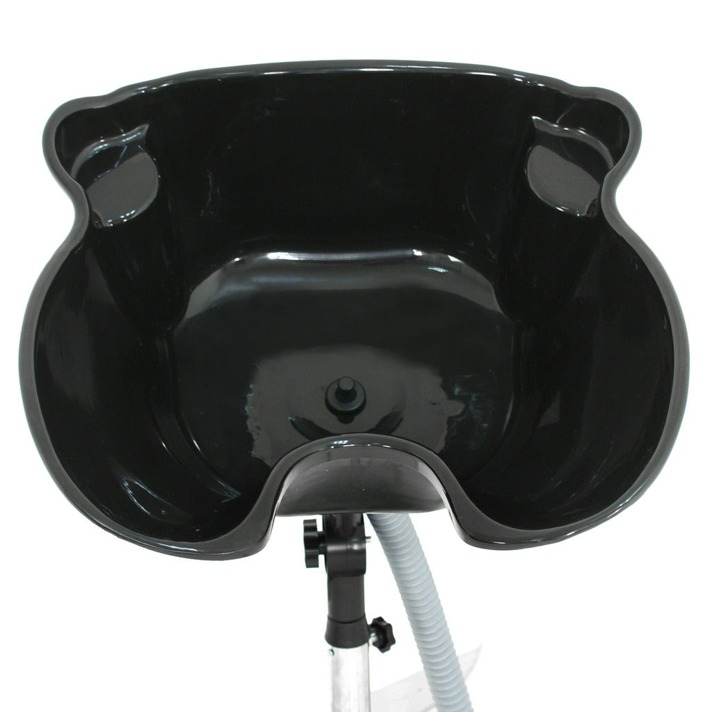 Portable Salon Hair Dryer Stand & Deep Basin Shampoo Bowl Set