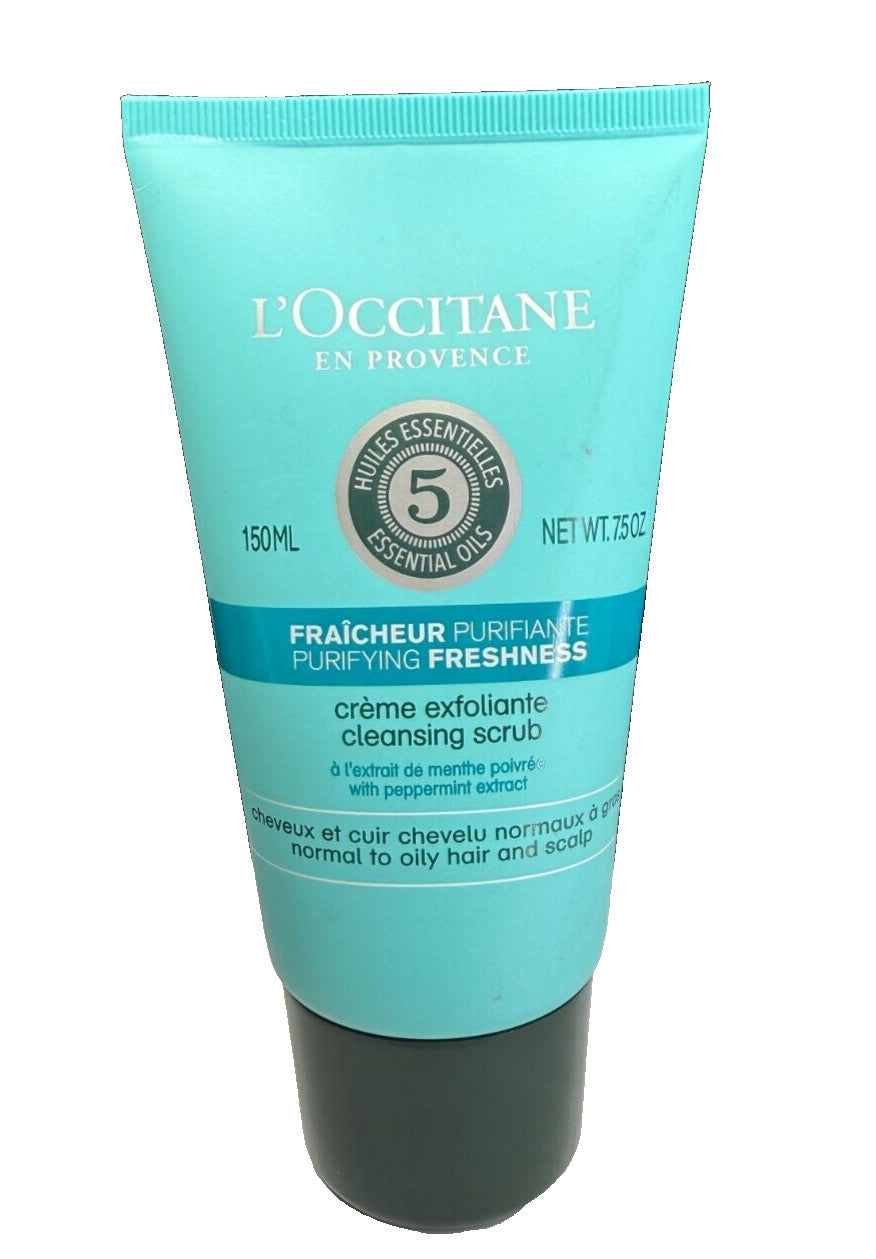 L'occitane Purifying Freshness Hair And Scalp Cleansing Scrub 7.5 oz