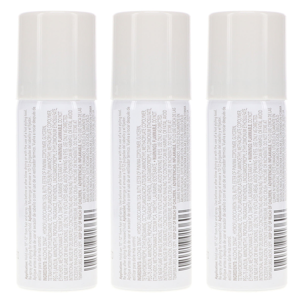 Brushable Hairspray 1.5 oz - Humidity Resistant, Firm Hold, 3 Pack