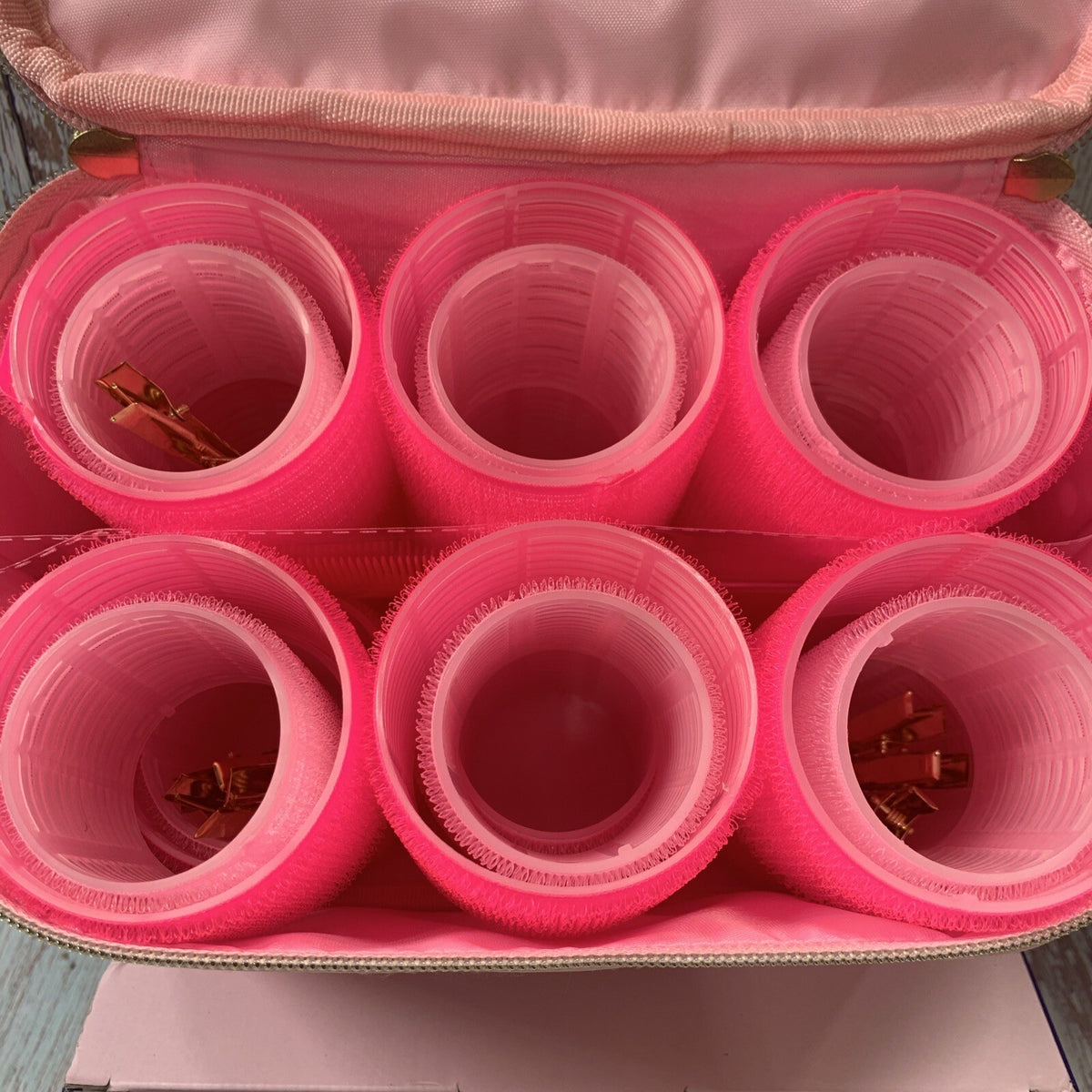Jumbo Hair Rollers Set with Free Cosmetic Bag - No Heat Curlers for All Hair Types