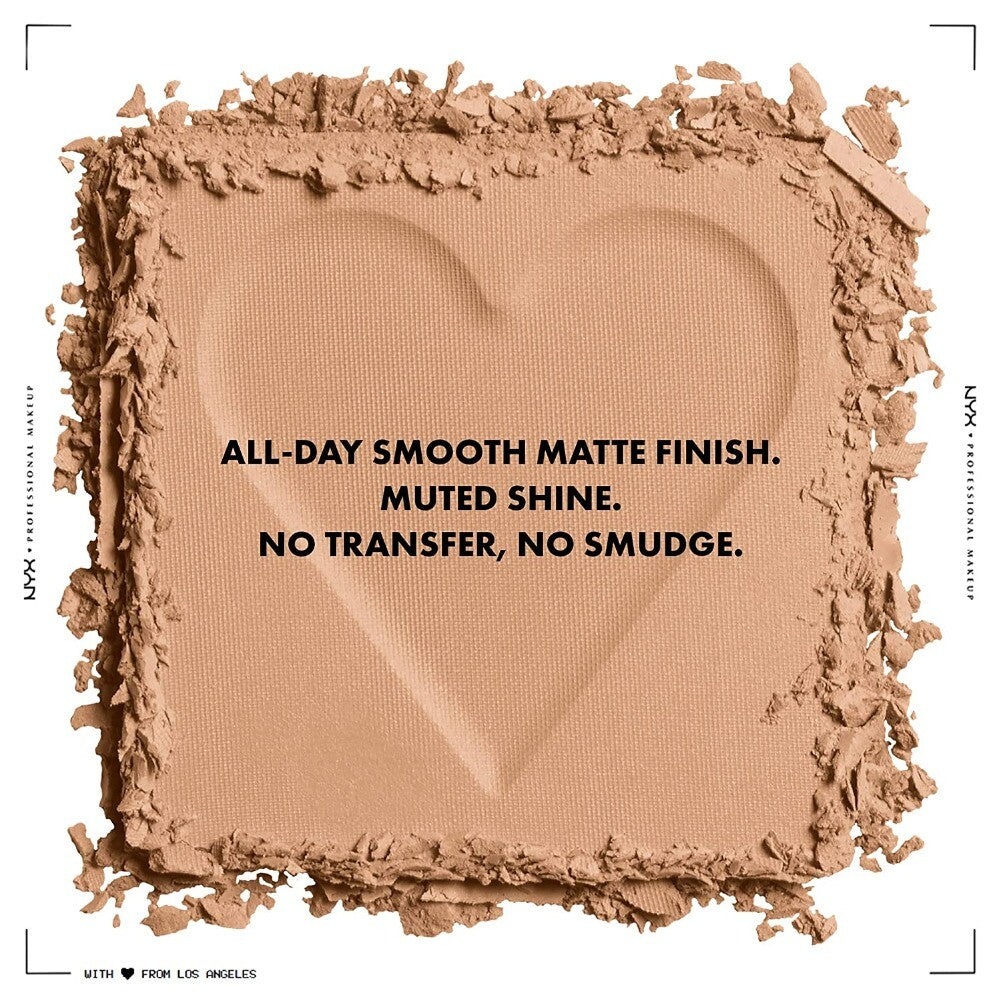 Matte Pressed Face Powder for Oil Control & Shine Minimize - All Shades