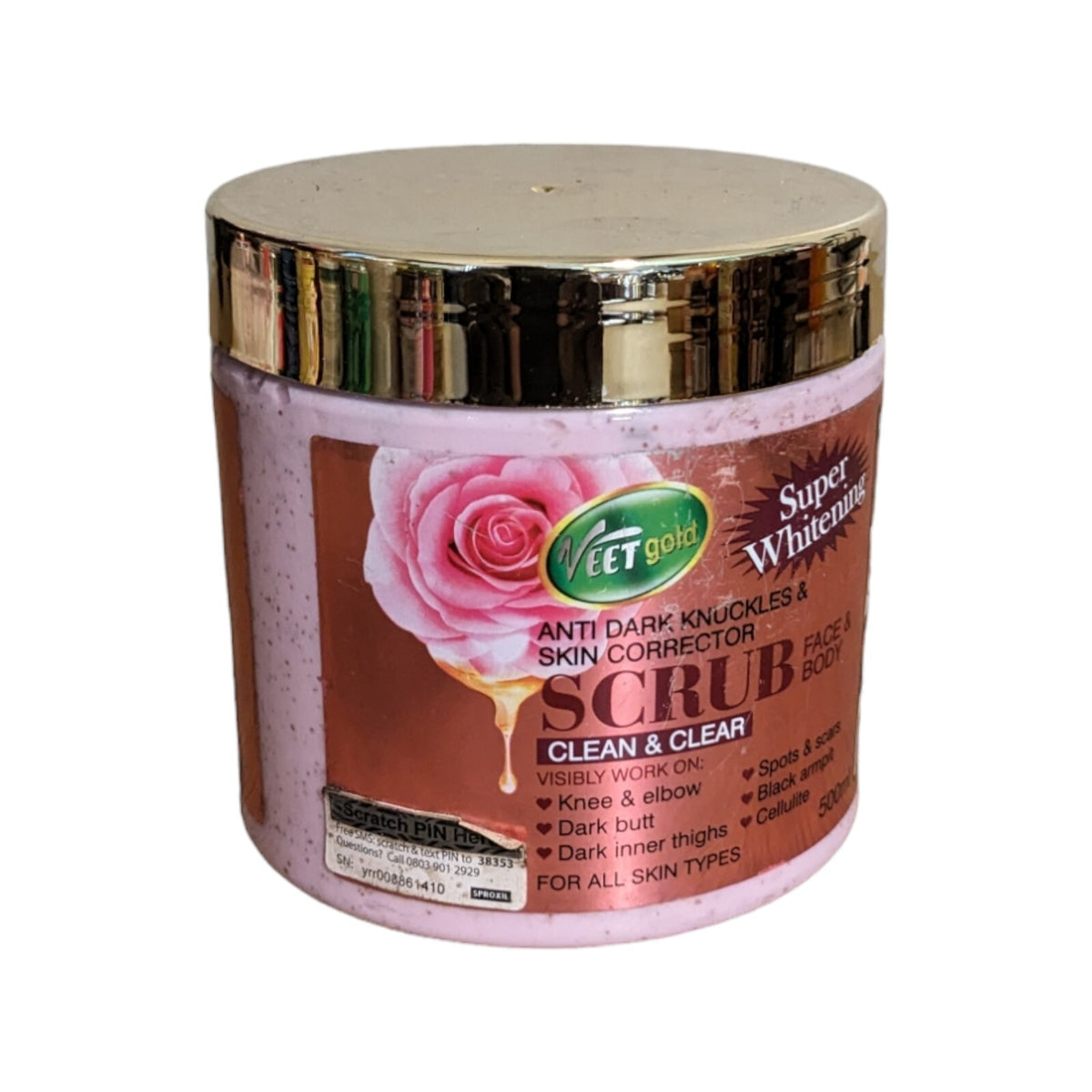 100% Original Veet Gold Anti Dark Knuckles And Skin Corrector face