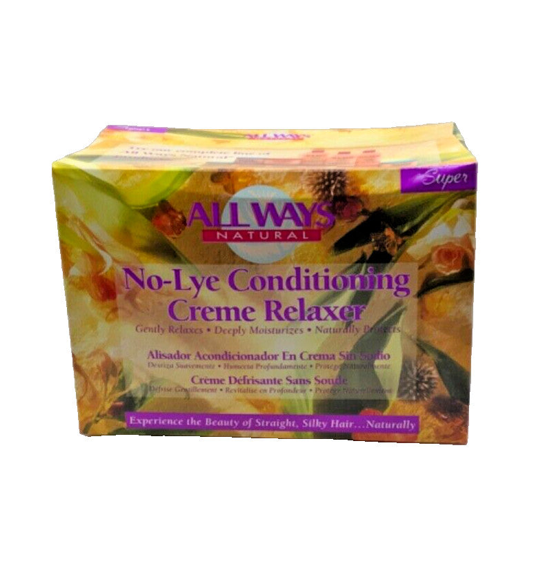 All Ways No-Lye Conditioning Creme Super Relaxer for Hair Straightening