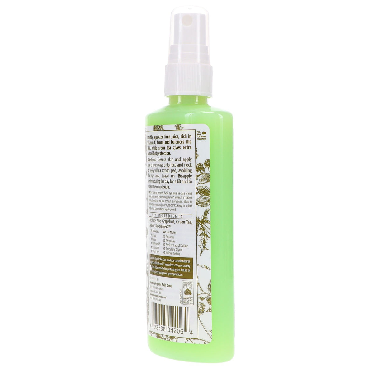 Lime Refresh Tonique Facial Mist - Hydrating & Pore-Minimizing 4.2 oz