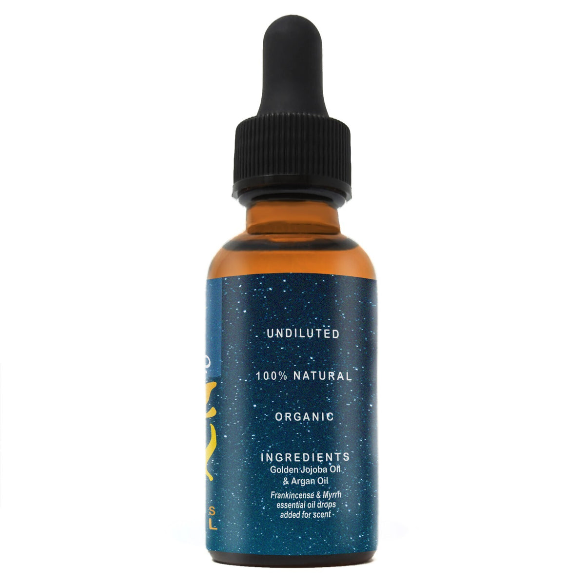 Beard Oil with Frankincense and Myrrh - Traditional Christmas Scent, Organic & Vegan