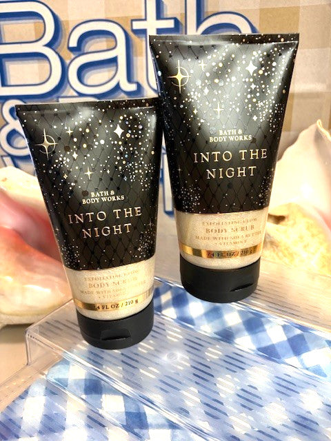 NEW! Bath & Body Works INTO THE NIGHT Foaming Sugar Scrub (7.4 oz) x