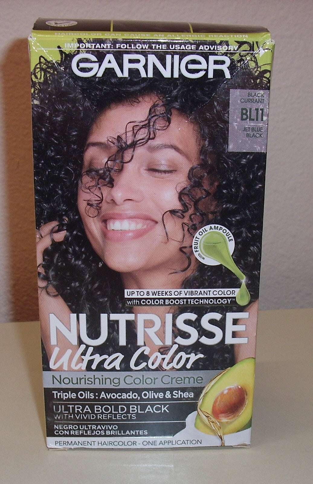 Garnier Nutrisse Ultra Color BL11 Jet Black Hair Dye