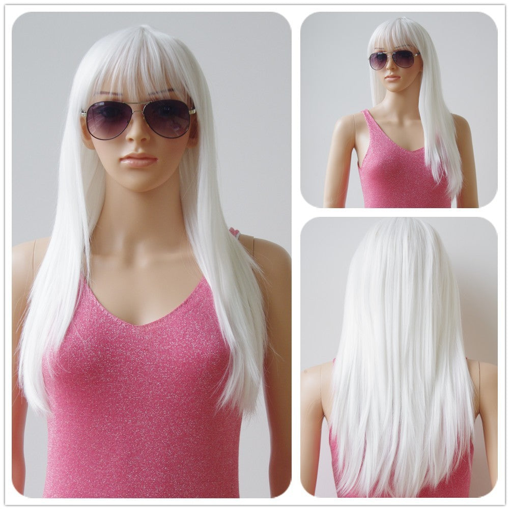 Long Ombre Wigs - Heat Resistant Synthetic Hair, Thick Full Wigs