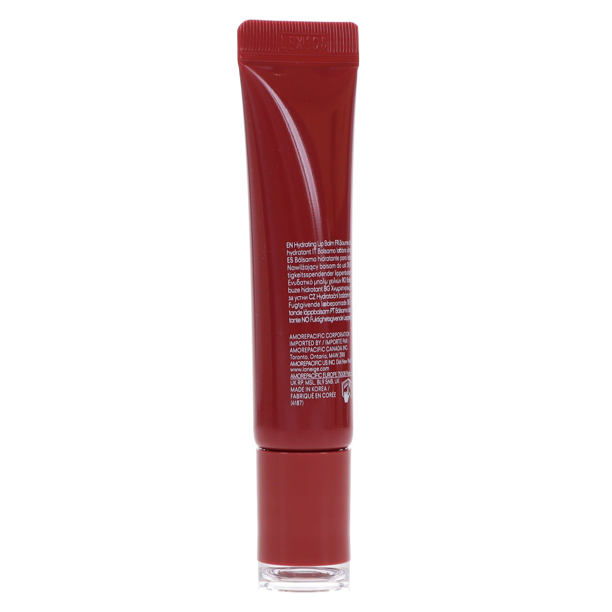 Lip Serum with Sheer Chocolate Tint and High-Gloss Finish - Hydrating Lip Gloss