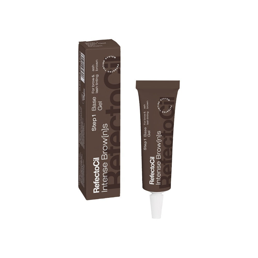 RefectoCil Intense Base Gel Ash Brown for Eyelash & Brow Tinting - 0.5 Fl Oz