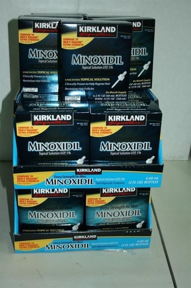 Minoxidil 5% Extra Strength Hair Regrowth Solution, 6-Month Supply