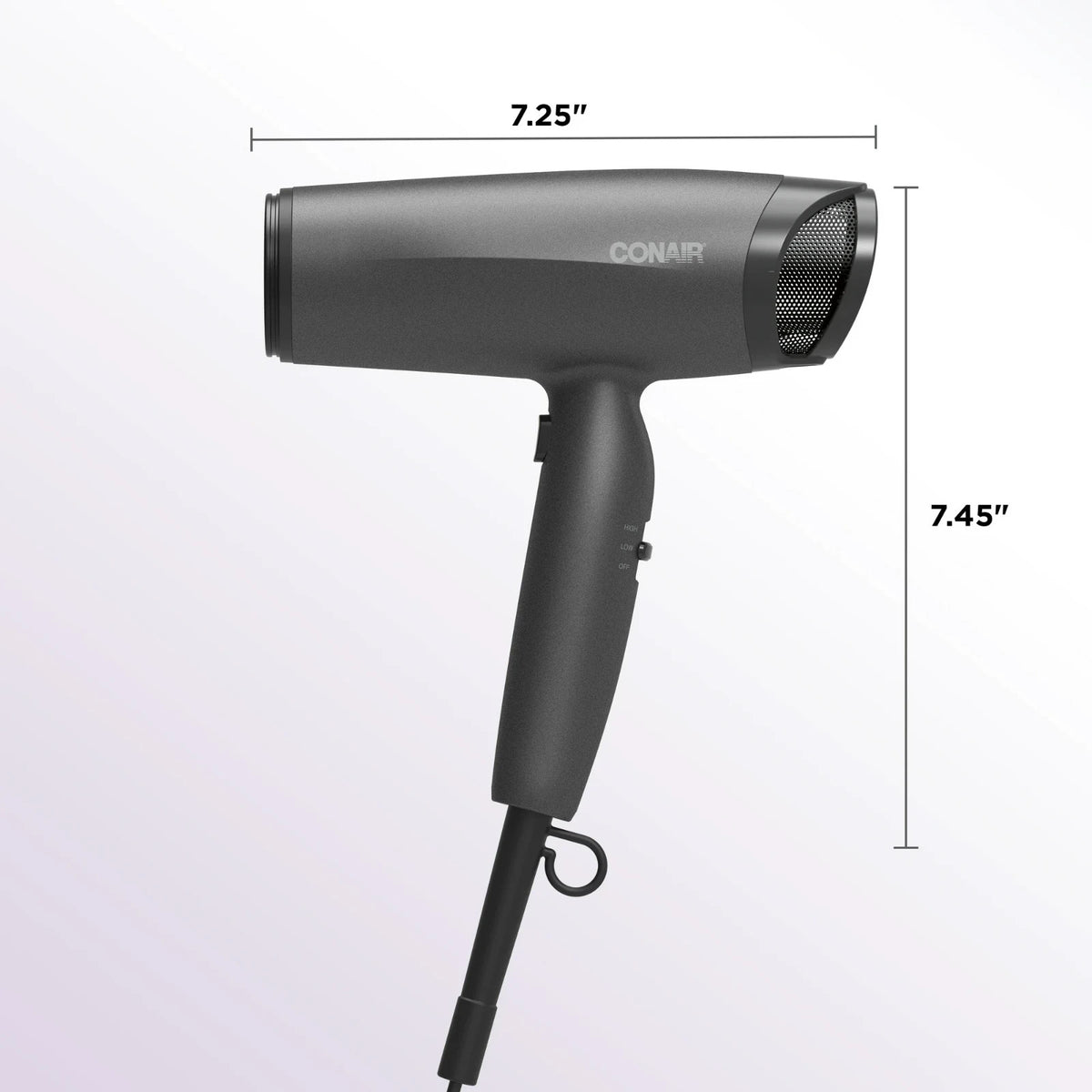 Conair Radiance Boost Hair Dryer with Nano-Quartz Technology, Diffuser & Concentrator