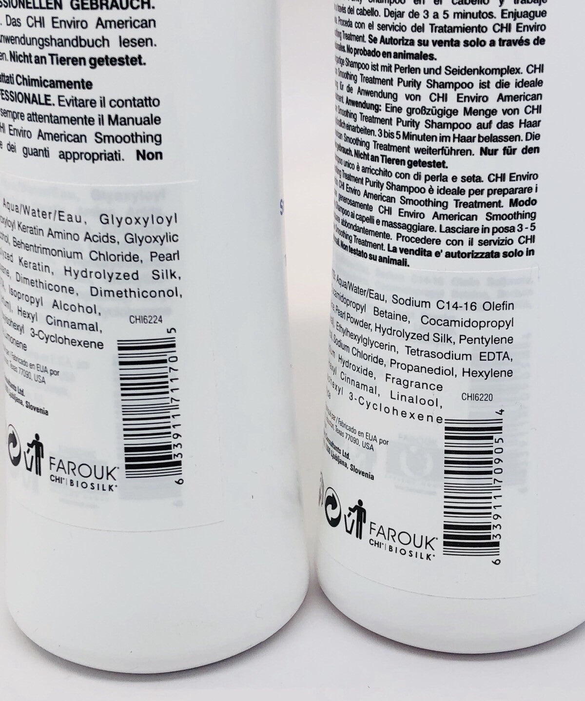 2.5 oz CHI Enviro Smoothing Treatment kit for Hair colored chemically