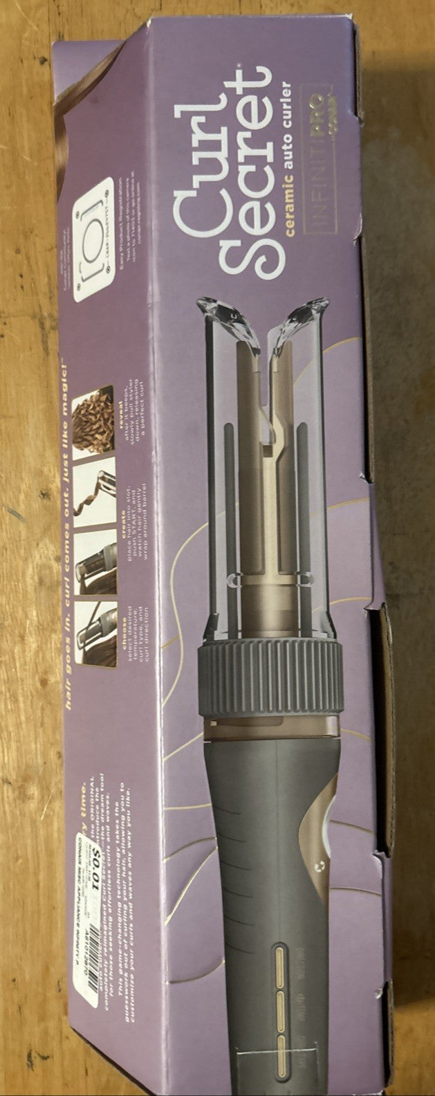 Conair InfinitiPro Curl Secret Ceramic Auto Hair Curler - New