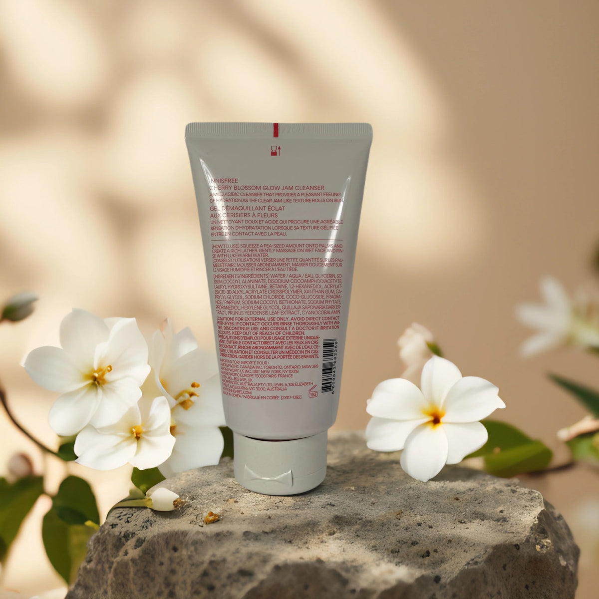 Facial Gel Cleanser with Cherry Blossom Extract - Hydrating & Brightening, 5.1 fl oz