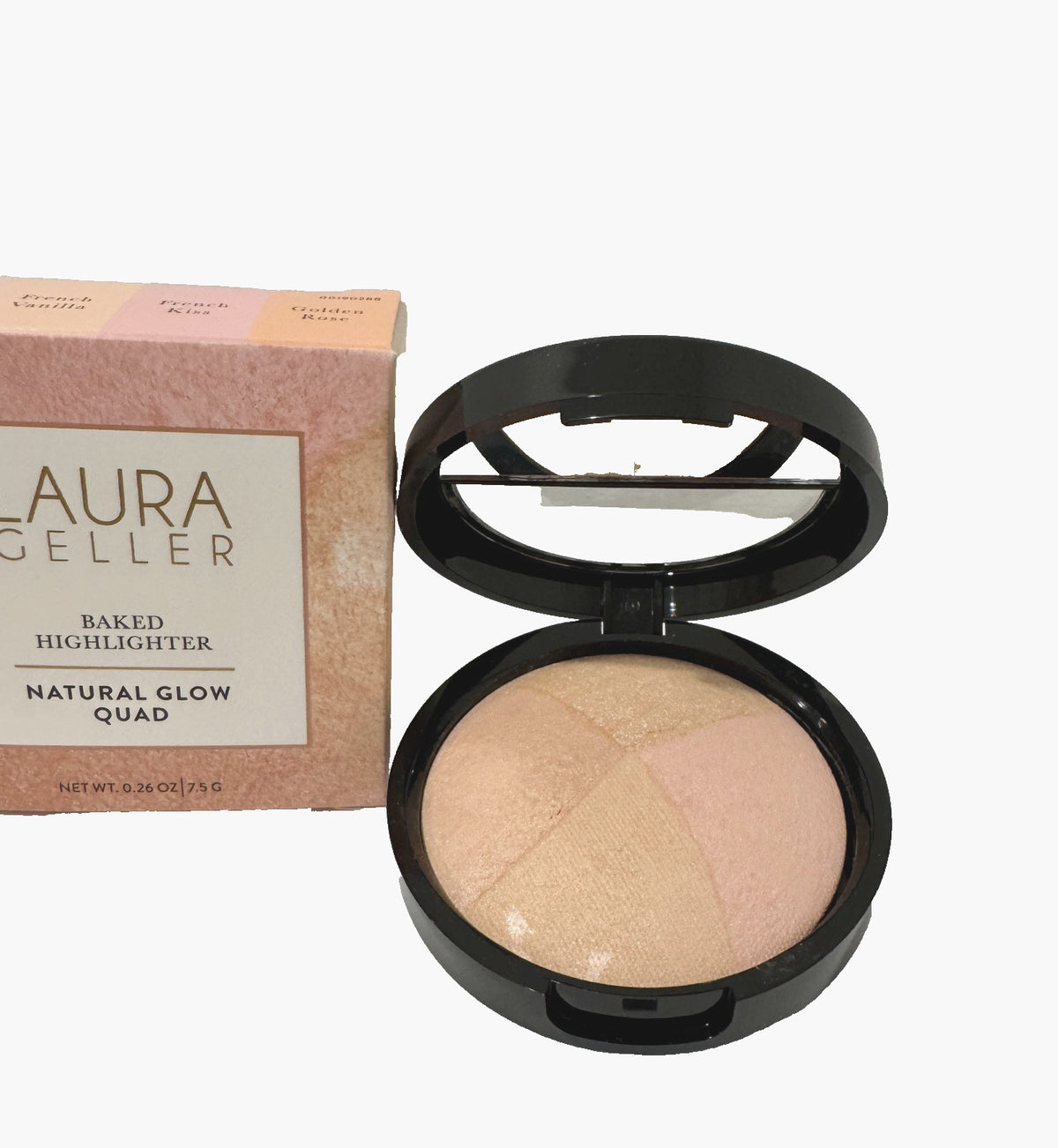 Laura Geller Natural Glow Highlighter Quad - Golden Rose & Portofino