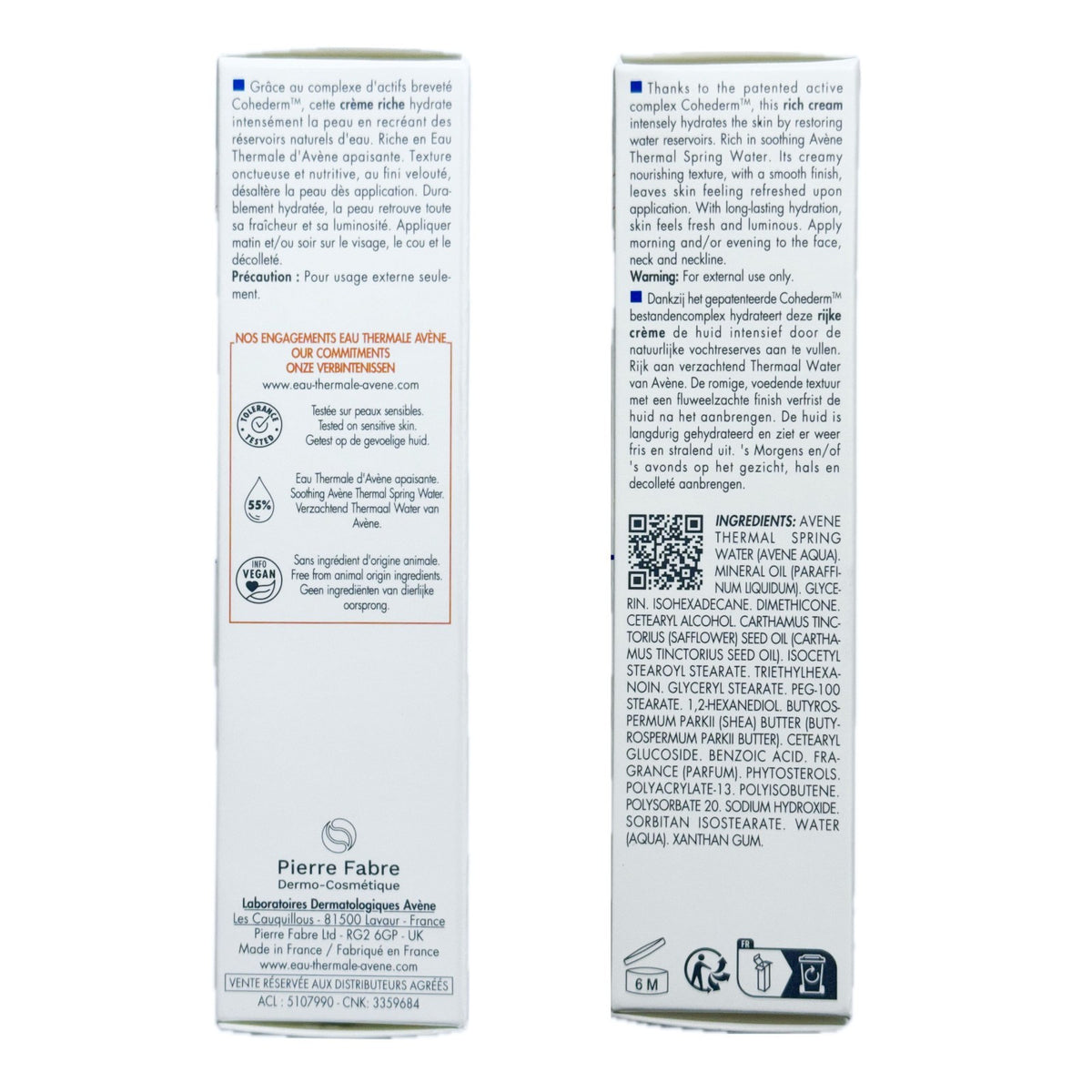 Avène Hydrance Rich Hydrating Cream 40ml for Dry Sensitive Skin