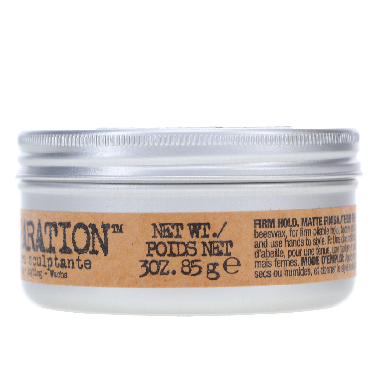Men's Matte Hair Wax - Long-Lasting Separation & Texture, 3 oz