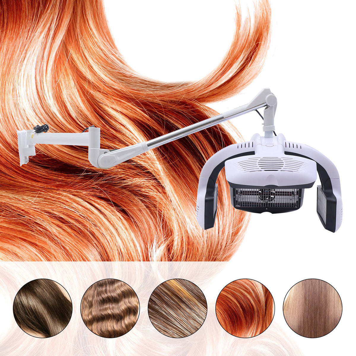 Wall Mount Infrared Hair Color Processor for Salon Hair Hood Dryer