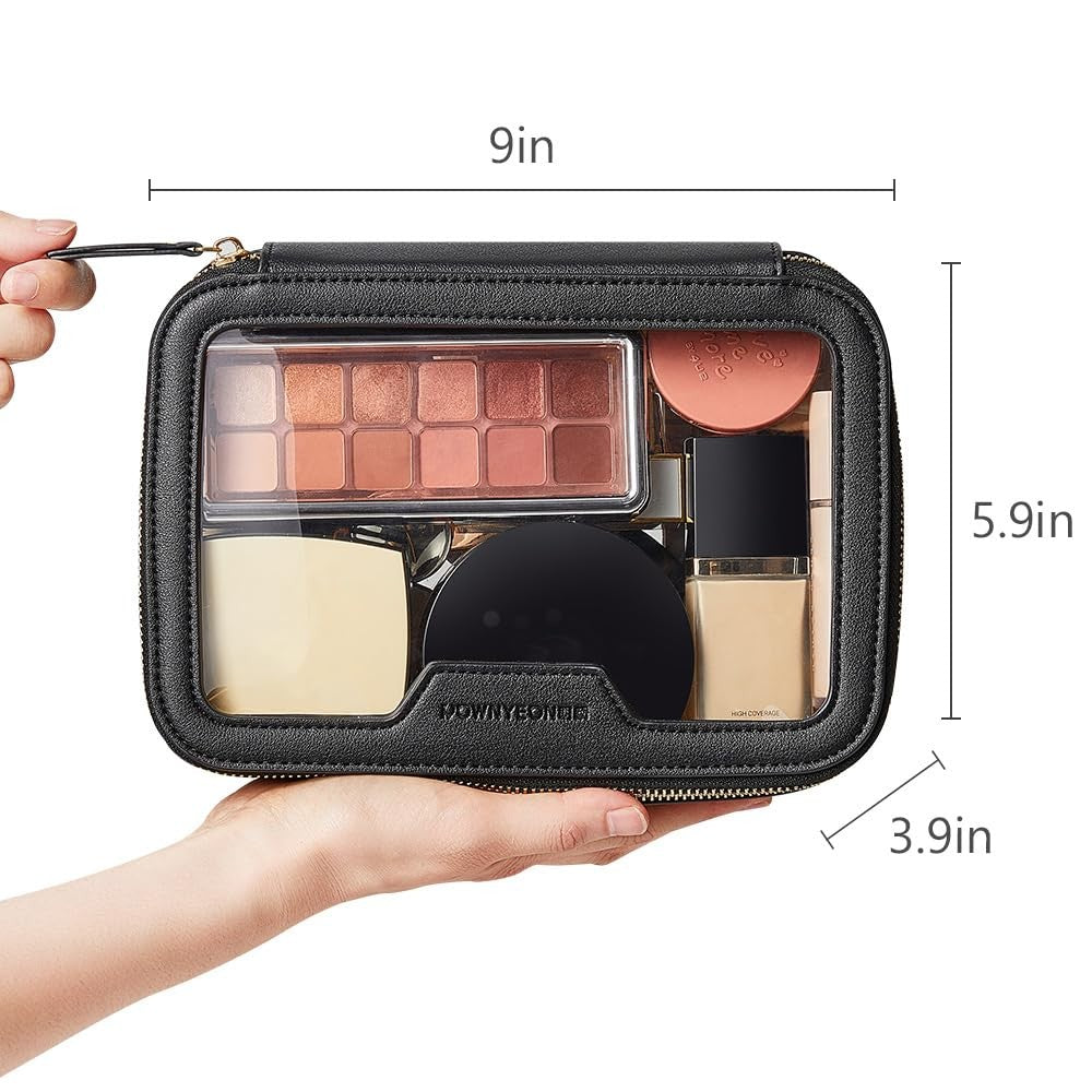 Clear Makeup & Toiletry Bag - Waterproof Travel Organizer
