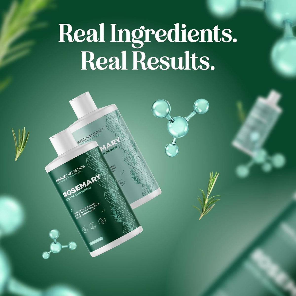 Volumizing Biotin Shampoo and Conditioner Set - Rosemary Tea Tree