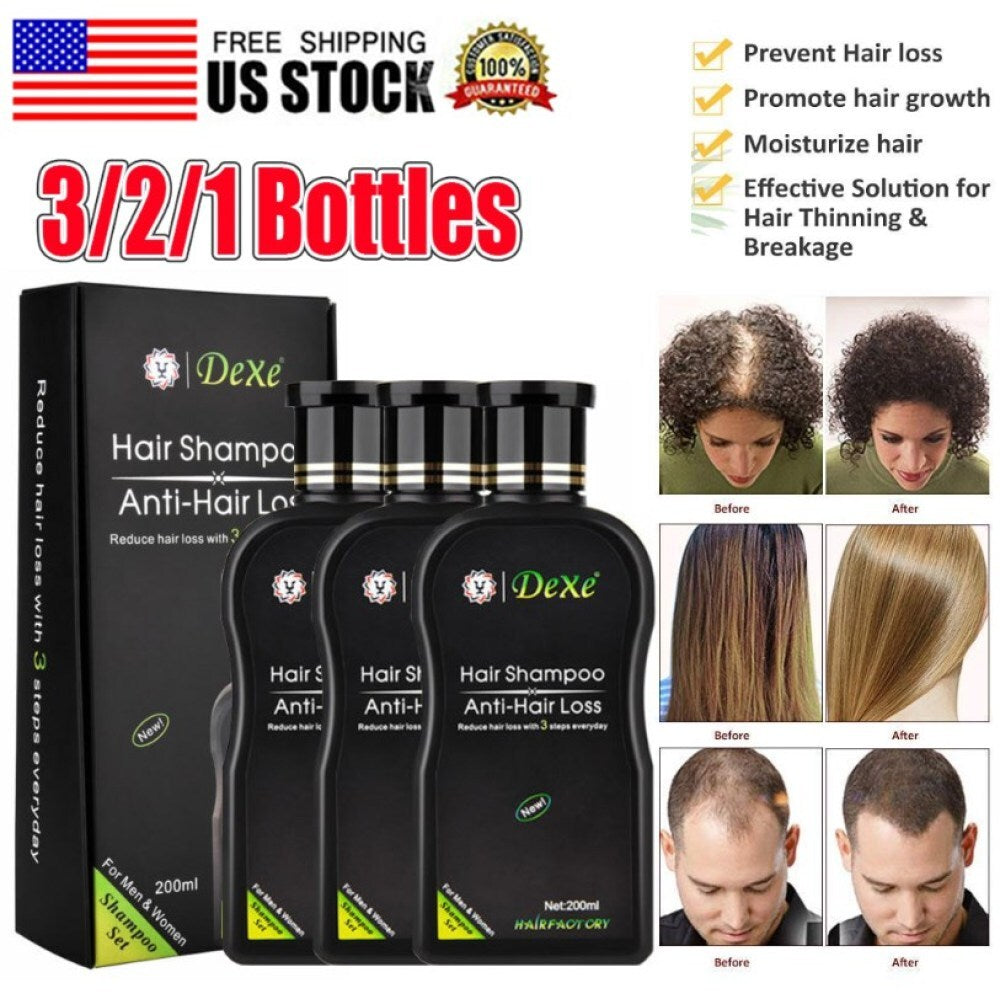 Herbal Anti-Hair Loss Shampoo for Thinning & Damaged Hair - 200ml