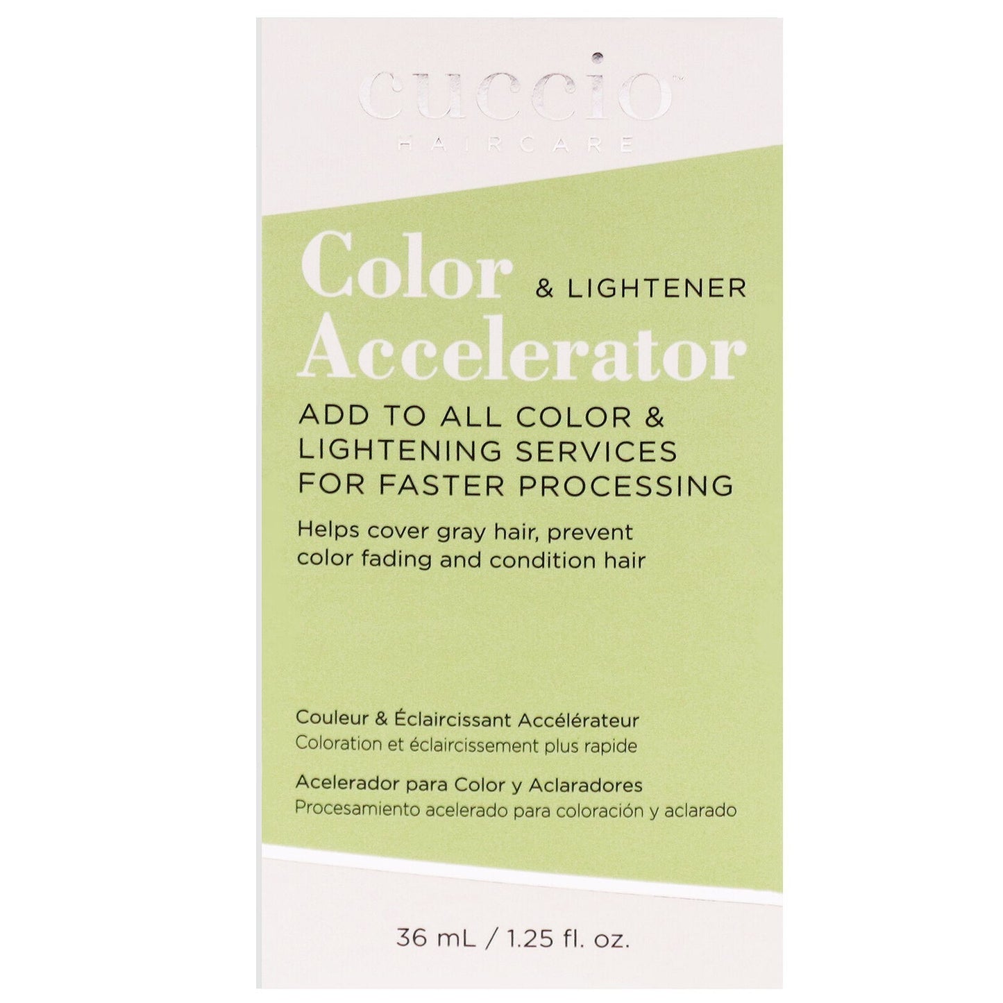 Hair Color and Lightener Accelerator by Cuccio 1.25 oz - Faster Processing, Gray Coverage, Long-Lasting Color