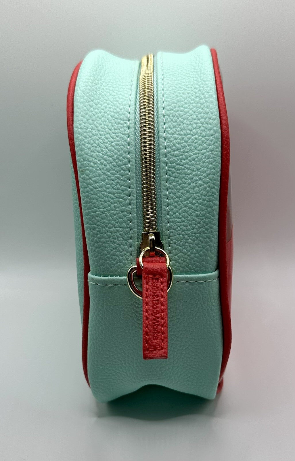 Crossbody Cosmetic Bag with Detachable Strap - Floral Poppy Design