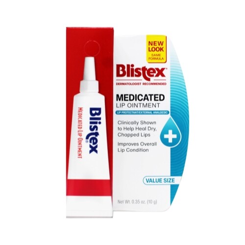 Medicated Lip Balm Set - Moisturizing Cold Sore & Dry Lip Treatment, 12 Pack