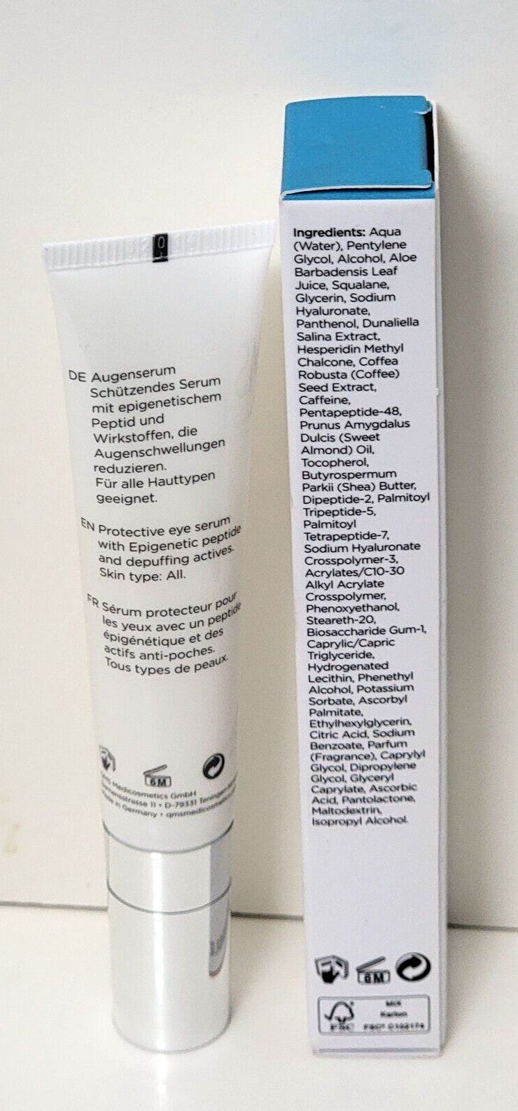 Depuff Pollution Shield Eye Serum - Anti-Aging Skin Care for Eyes 0.5 fl oz