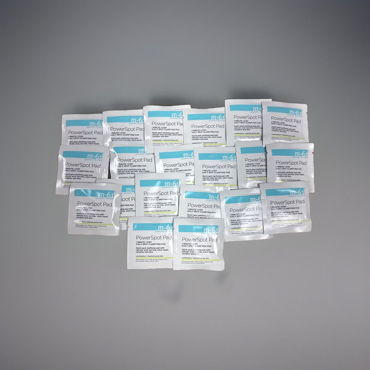 M-61 PowerSpot Clarifying Face Pads - Daily Acne Treatment, 20 Count