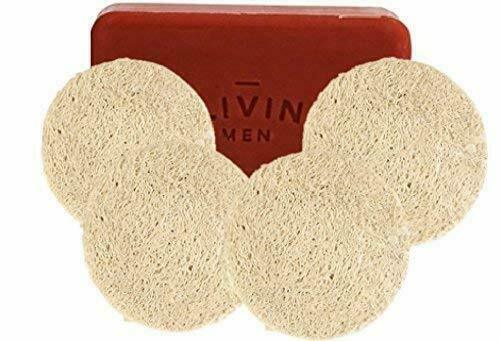 Natural Facial Loofah Pads 6pc Exfoliating Face Cleansing Spa