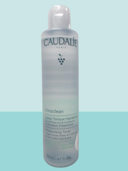 Caudalie VinoClean Moisturizing Toner with Rose Water 6.7 oz - Hydrating Facial Mist