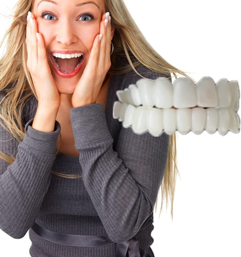 Realistic Silicone Teeth Veneers Covers for Adults – Easy Smile Transformation