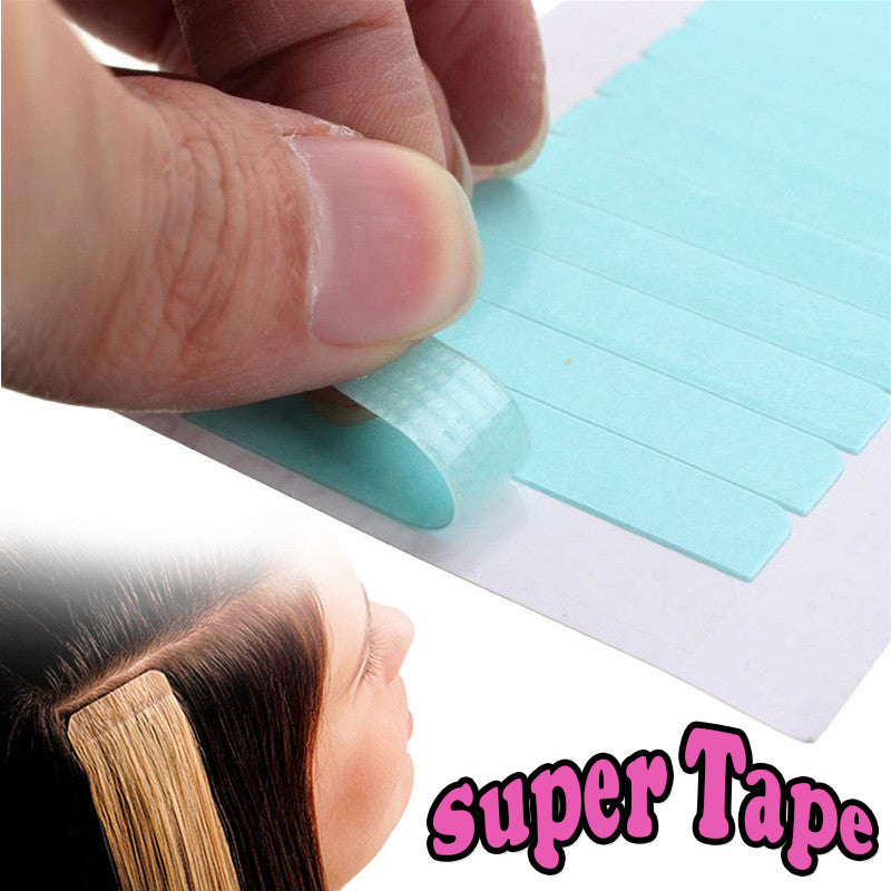 Invisible Double Sided Hair Extension Tape - Waterproof & High-Strength Adhesive