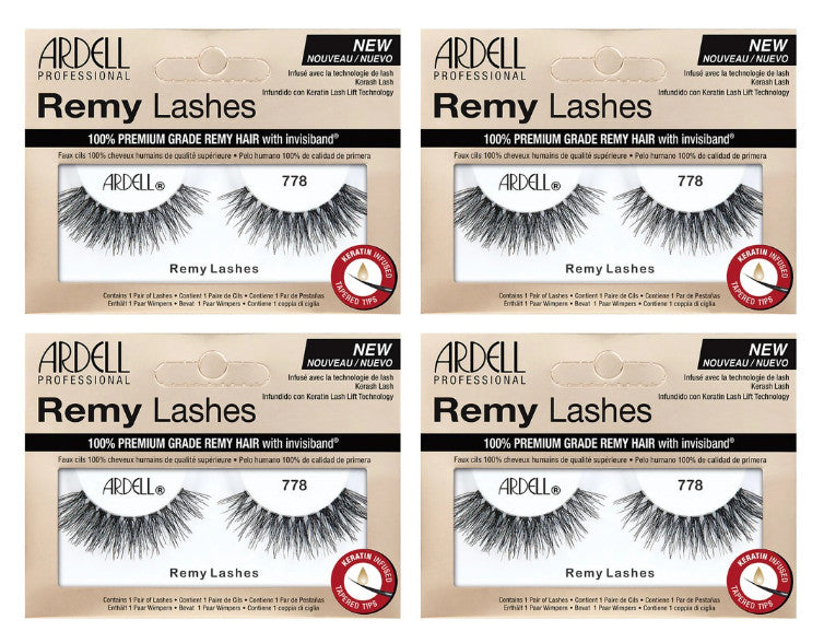 Ardell Remy Lashes 778 Premium-Grade False Eyelashes — 4 Pairs