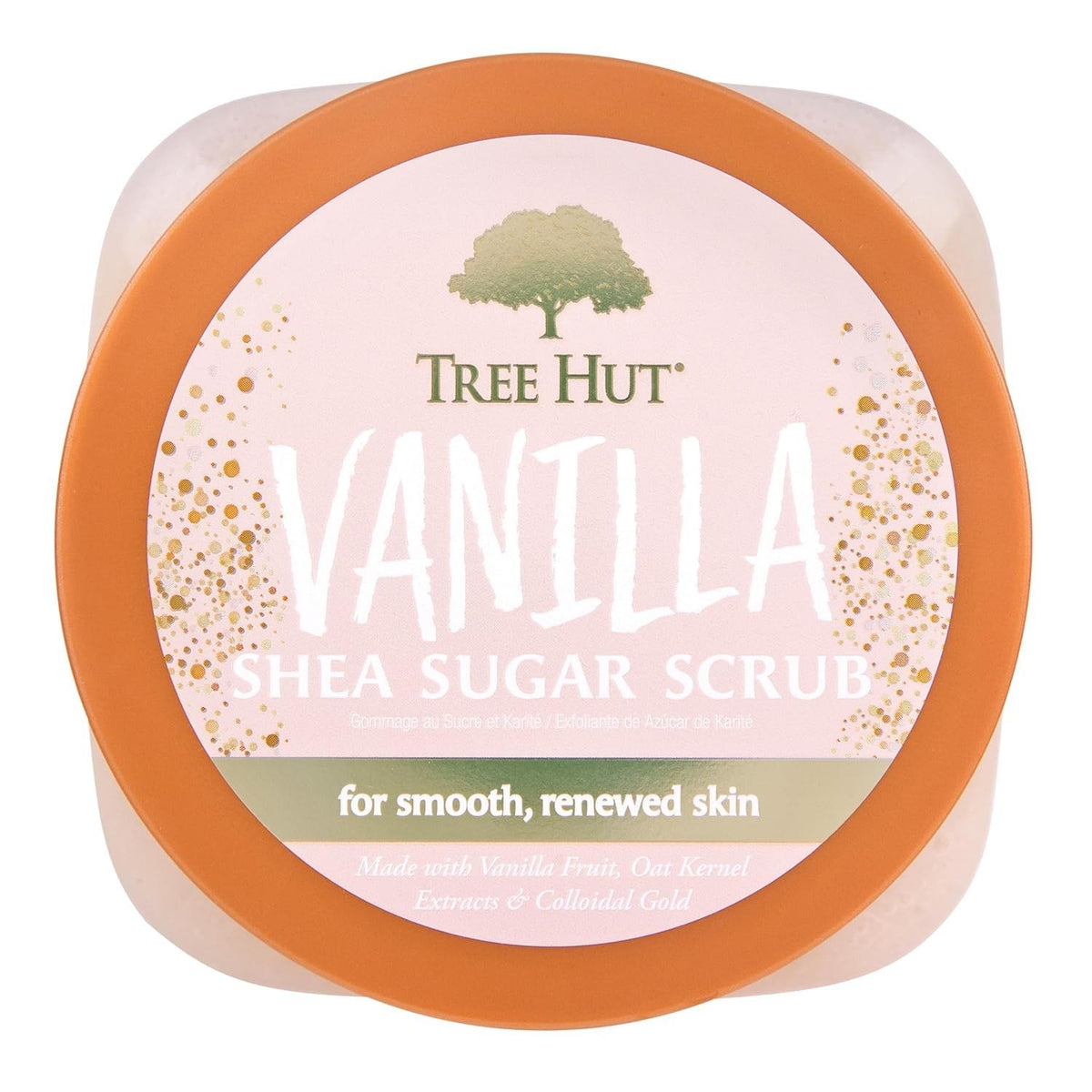 Tree Hut Vanilla Shea Butter Sugar Body Scrub, 18 oz