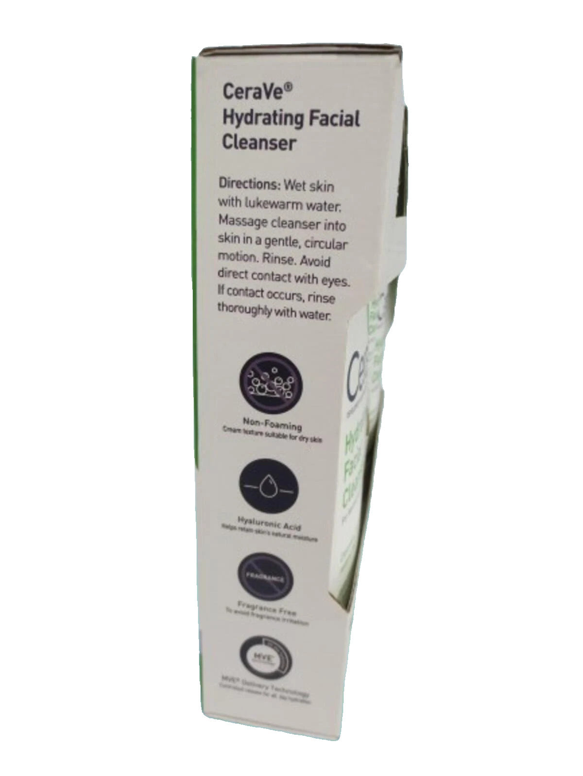 CeraVe Hydrating Facial Cleanser for Normal to Dry Skin 12 oz & 3 oz 3-Piece Gift Set