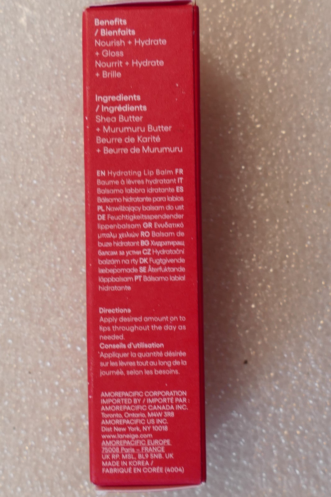 Lip Glowy Balm Berry Fruits Rouges - Full Size 0.35oz Lip Care
