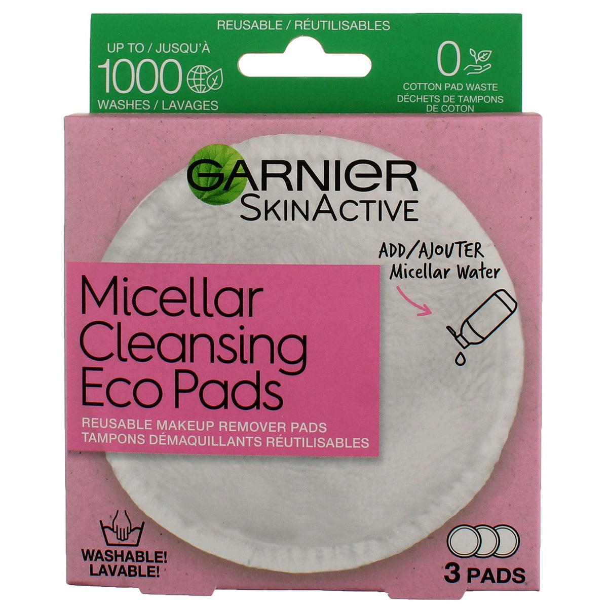 Reusable Makeup Remover Pads 2 Pack - Gentle Facial Cleansing Cloths
