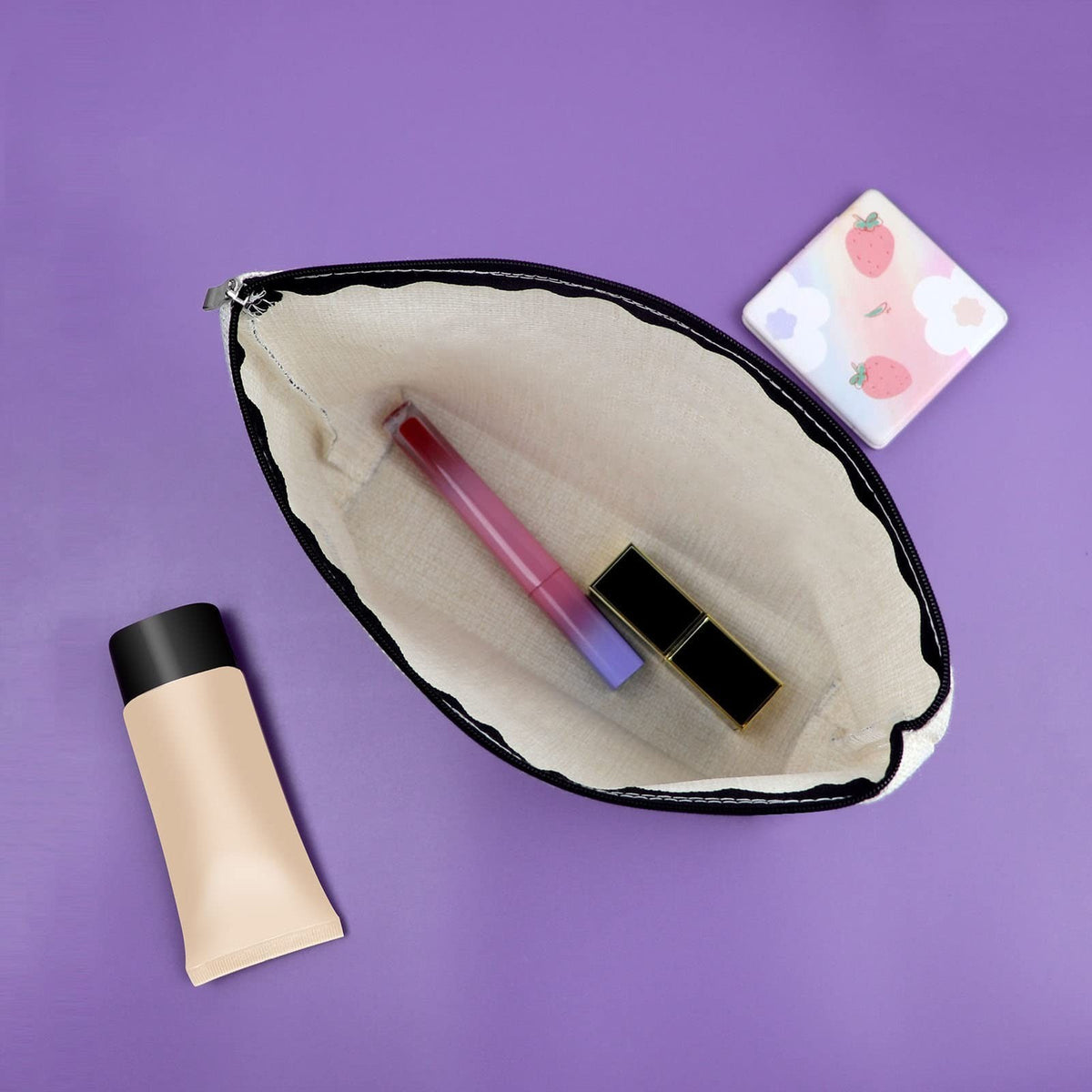 Godmother Gifts Makeup Bag for Godchild Baptism Christmas Mother's Day
