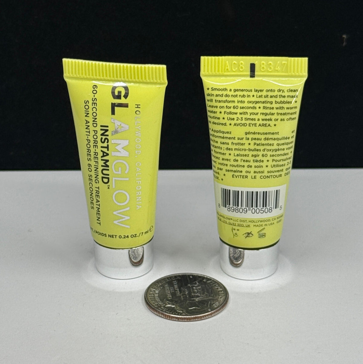 GLAMGLOW Instamud Mini 0.24 oz - Lot of 2