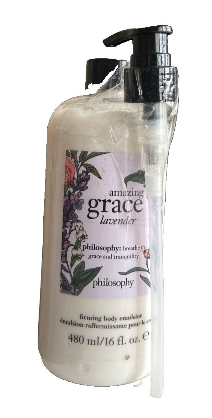 PHILOSOPHY Amazing Grace Lavender 16 Oz Firming Body Emulsion w/PUMP